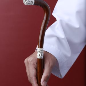 عصا عتم مع فضة خفيفة