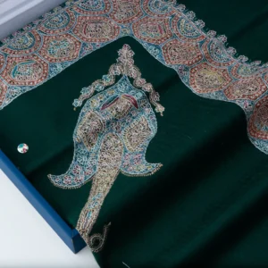بشمينا ملون بزخارف كشميرية يدوية أصيلة